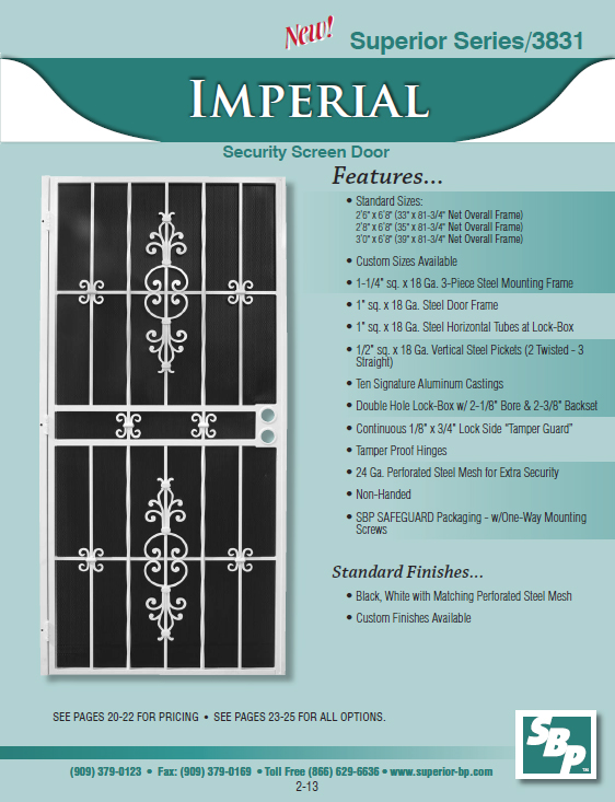 Security Screen Doors Precision Screen Security Doors