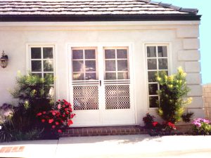 White Safeguard Screen Doors